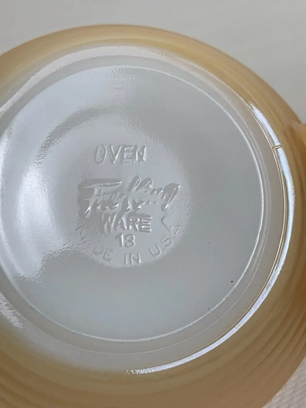 Vtg Lot of 4 Fire King Peach Luster Soup Bowls 10 oz Beehive Ovenware MCM USA